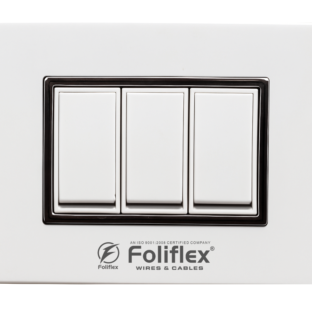 Foliflex 3-Gang Rocker Switch